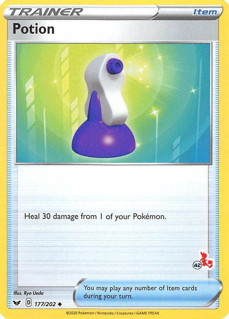Potion (177/202) (Cinderace Stamp #42) [Battle Academy 2022] | Jomio and Rueliete's Cards and Comics