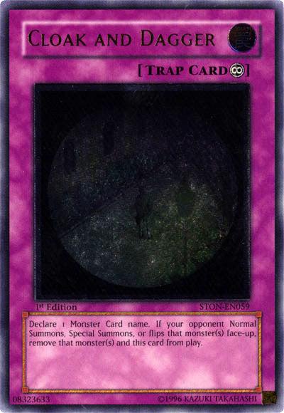 Cloak and Dagger (UTR) [STON-EN059] Ultimate Rare | Jomio and Rueliete's Cards and Comics