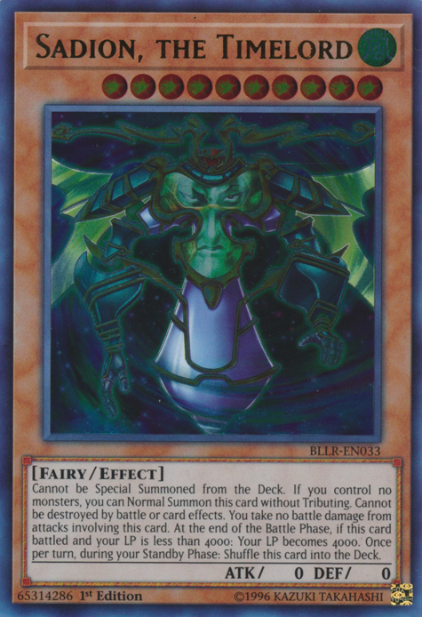 Sadion, the Timelord [BLLR-EN033] Ultra Rare | Jomio and Rueliete's Cards and Comics