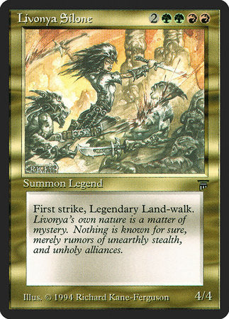 Livonya Silone [Legends] | Jomio and Rueliete's Cards and Comics