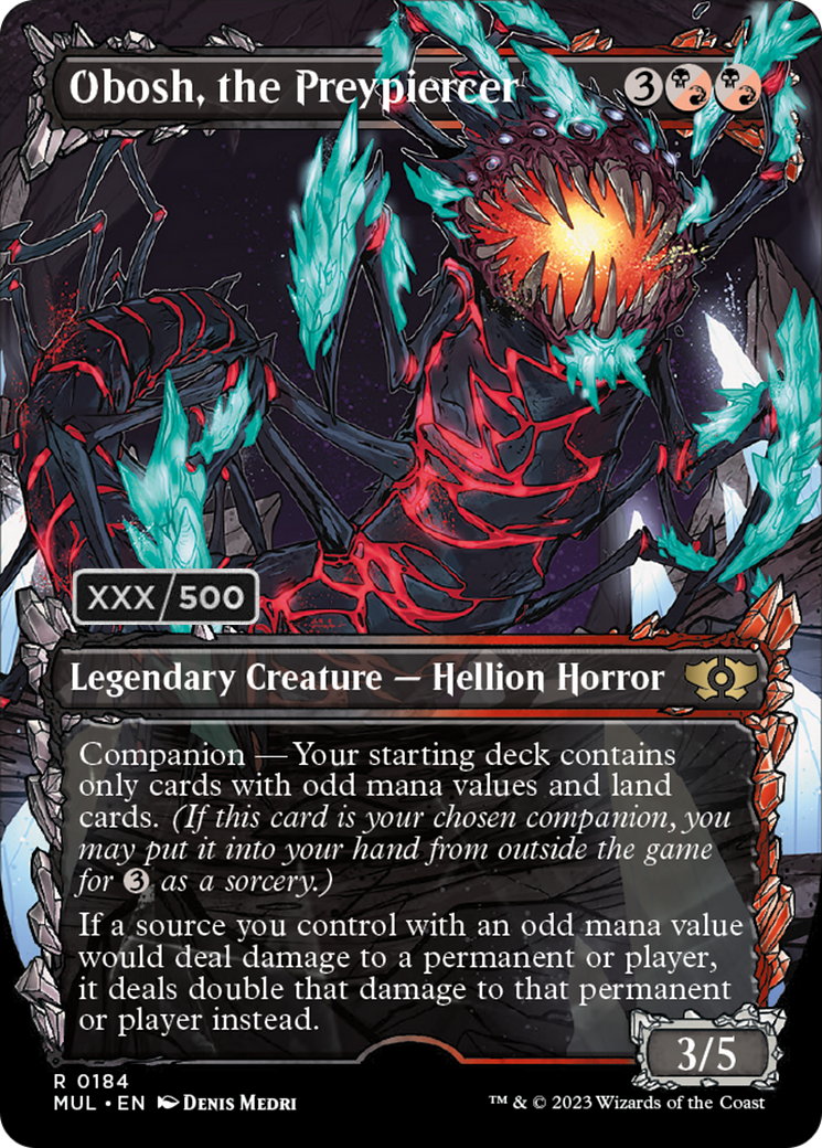 Obosh, the Preypiercer (Serialized) [Multiverse Legends] | Jomio and Rueliete's Cards and Comics
