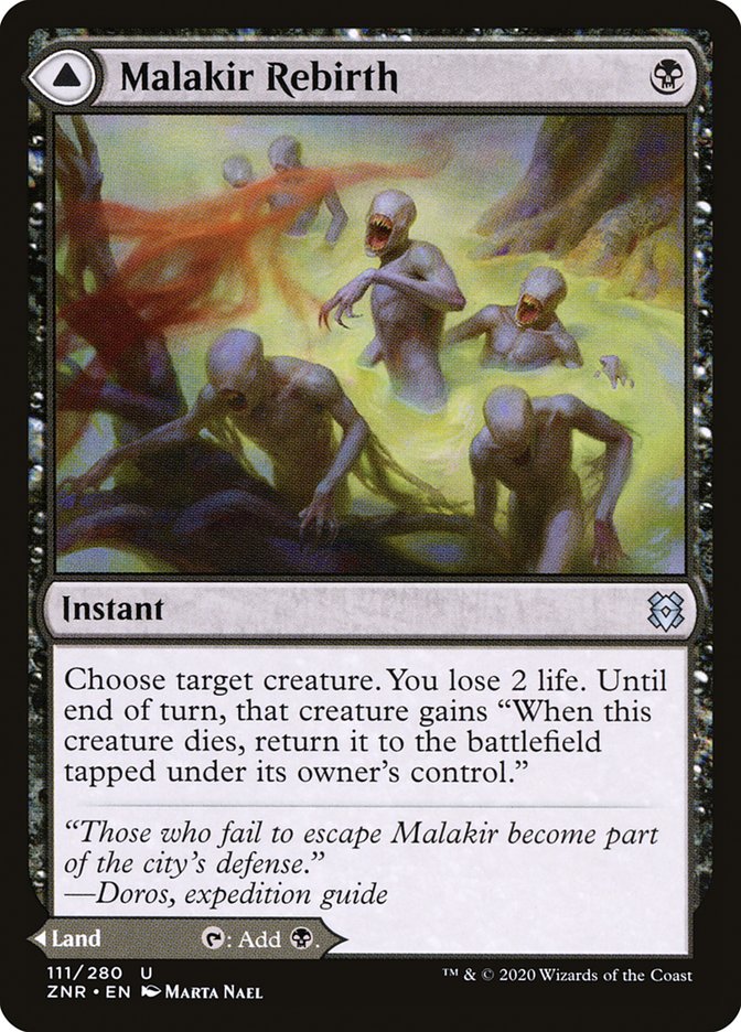 Malakir Rebirth // Malakir Mire [Zendikar Rising] | Jomio and Rueliete's Cards and Comics