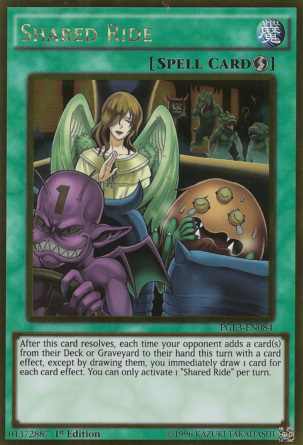 Shared Ride [PGL3-EN084] Gold Rare | Jomio and Rueliete's Cards and Comics