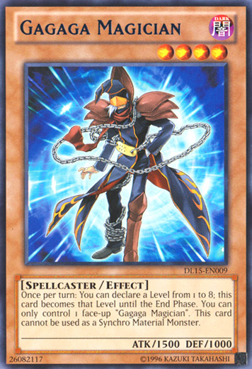 Gagaga Magician (Blue) [DL15-EN009] Rare | Jomio and Rueliete's Cards and Comics
