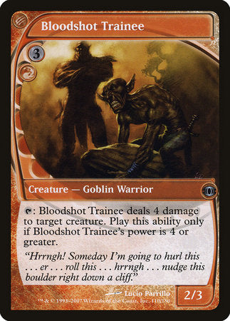 Bloodshot Trainee [Future Sight] | Jomio and Rueliete's Cards and Comics