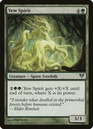 Yew Spirit [Avacyn Restored] | Jomio and Rueliete's Cards and Comics