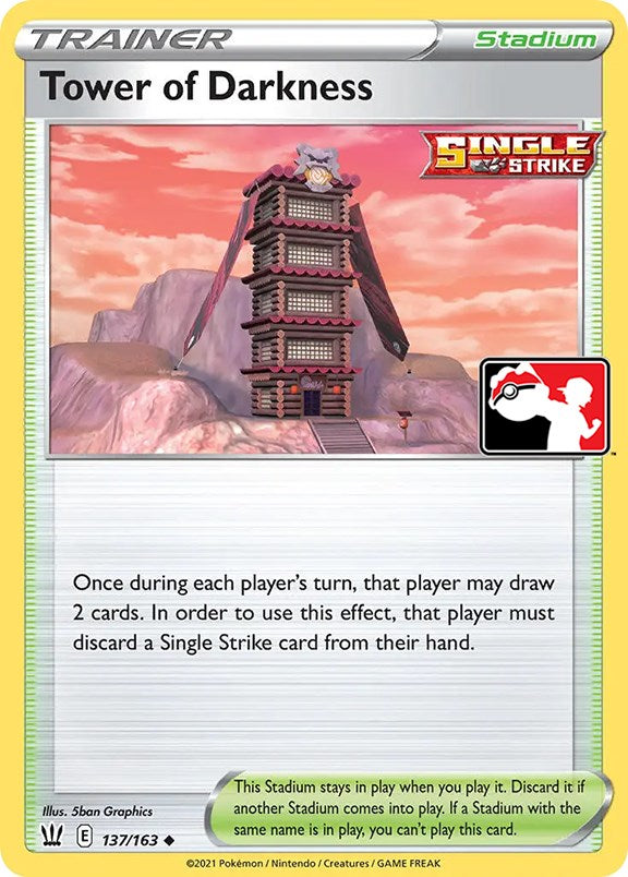 Tower of Darkness (137/163) [Prize Pack Series One] | Jomio and Rueliete's Cards and Comics