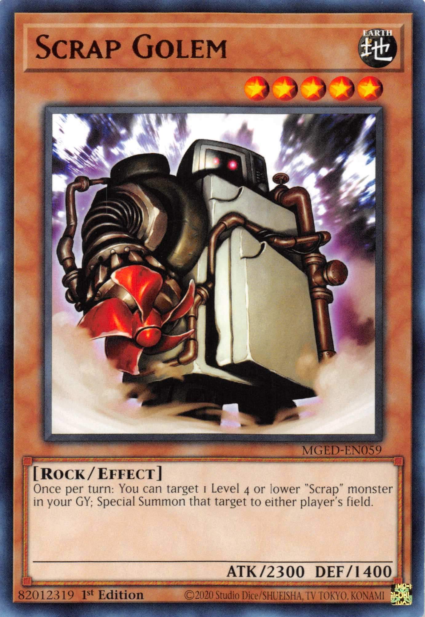 Scrap Golem [MGED-EN059] Rare | Jomio and Rueliete's Cards and Comics