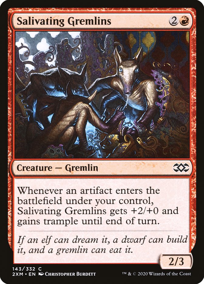 Salivating Gremlins [Double Masters] | Jomio and Rueliete's Cards and Comics