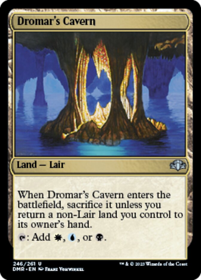 Dromar's Cavern [Dominaria Remastered] | Jomio and Rueliete's Cards and Comics