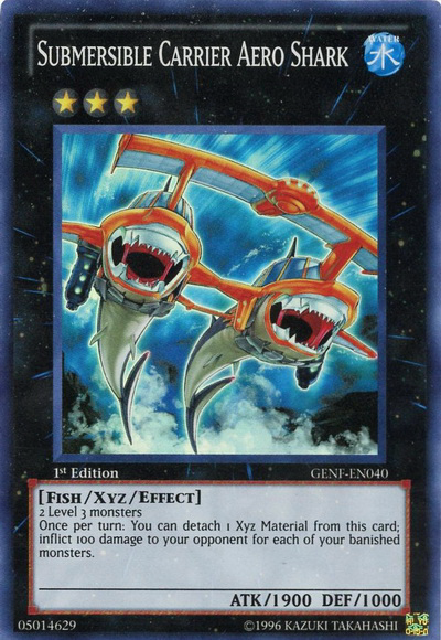 Submersible Carrier Aero Shark [GENF-EN040] Super Rare | Jomio and Rueliete's Cards and Comics