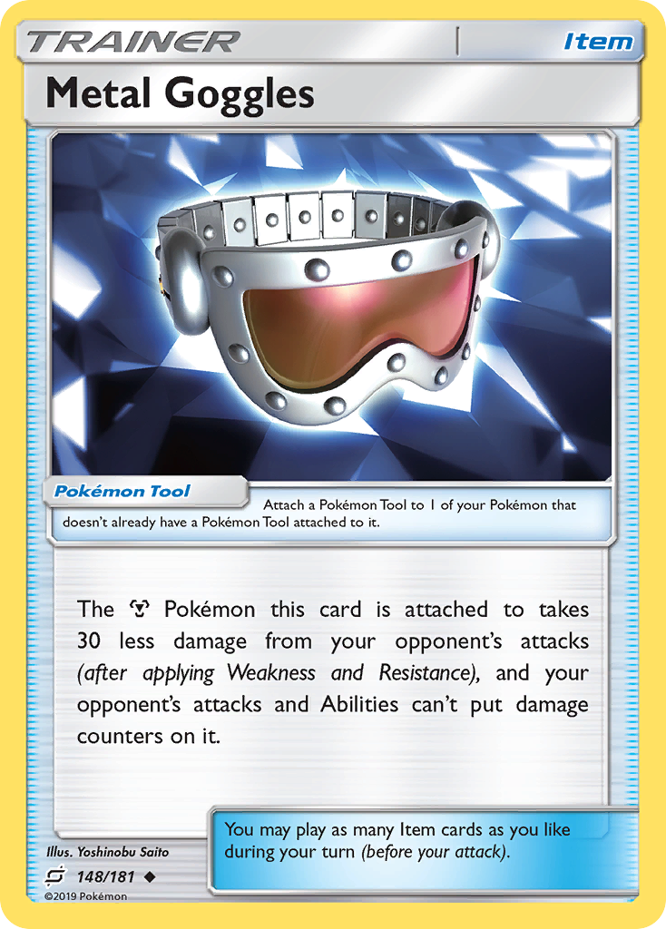 Metal Goggles (148/181) [Sun & Moon: Team Up] | Jomio and Rueliete's Cards and Comics
