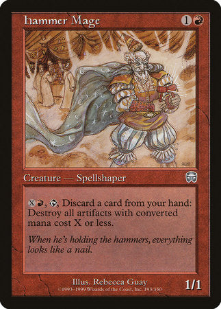 Hammer Mage [Mercadian Masques] | Jomio and Rueliete's Cards and Comics