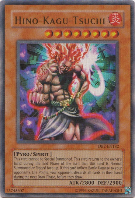 Hino-Kagu-Tsuchi [DB2-EN182] Ultra Rare | Jomio and Rueliete's Cards and Comics