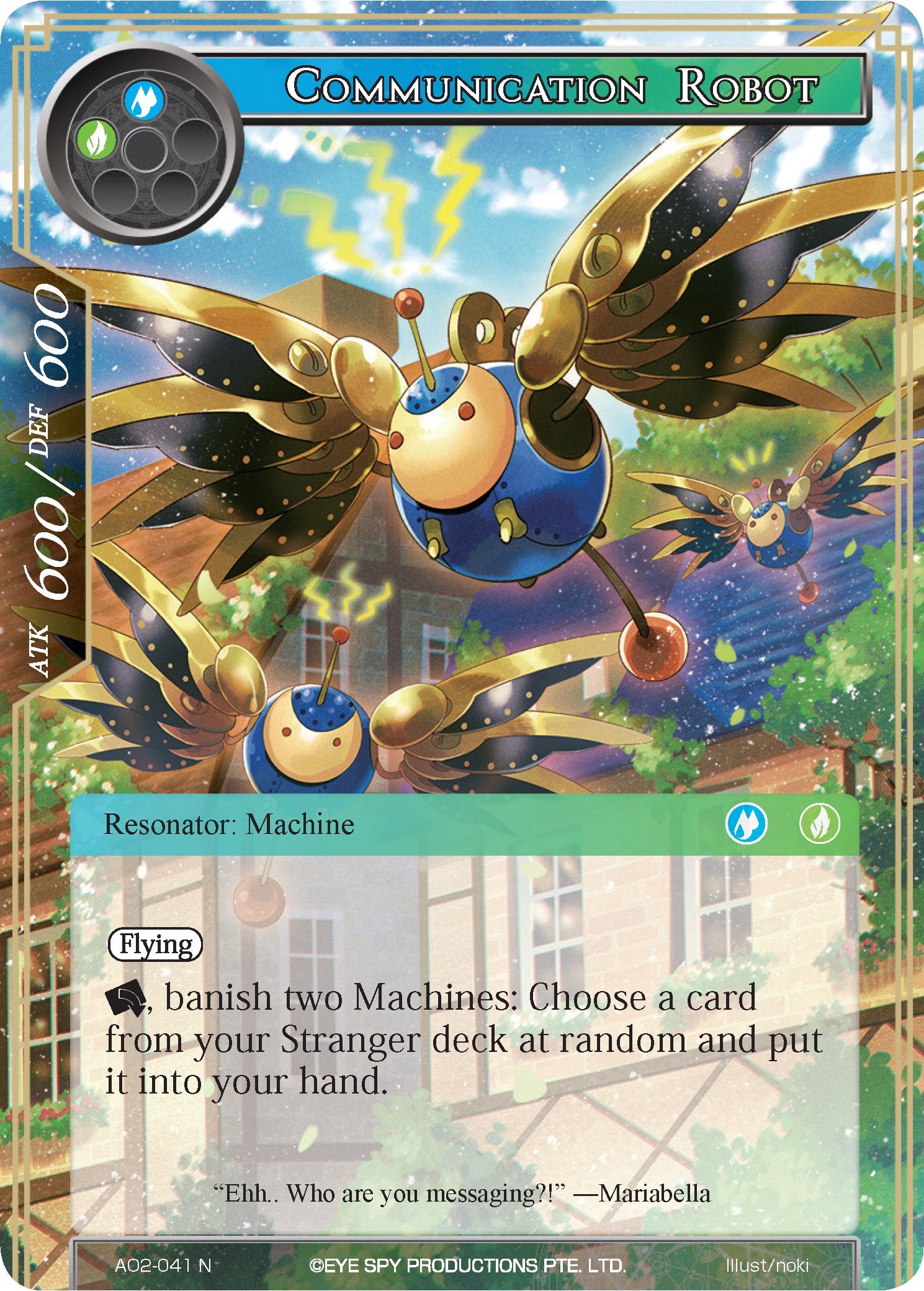 Communication Robot (AO2-041) [Alice Origin II] | Jomio and Rueliete's Cards and Comics