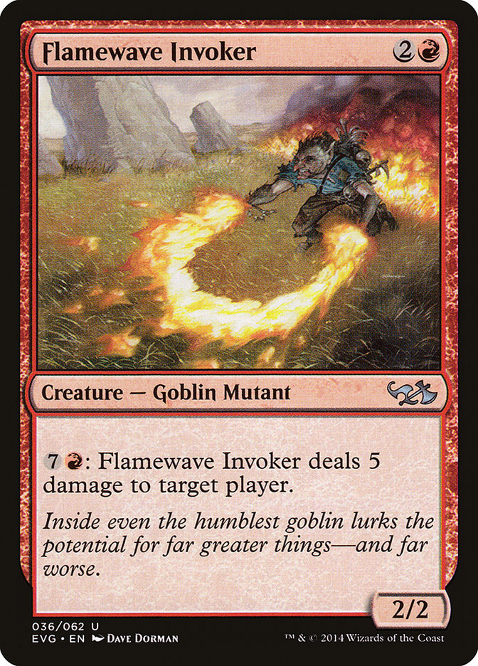 Flamewave Invoker (Elves vs. Goblins) [Duel Decks Anthology] | Jomio and Rueliete's Cards and Comics