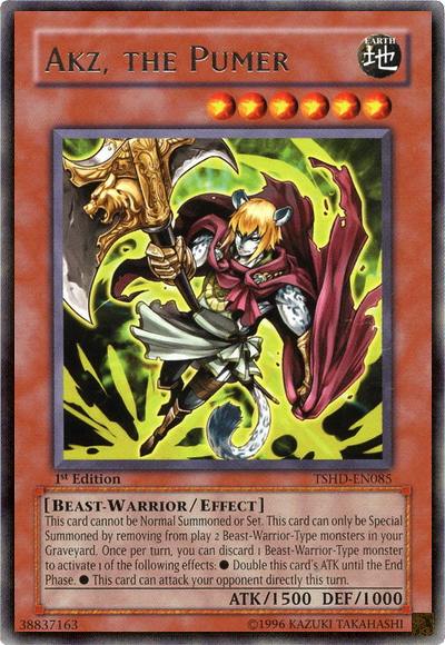 Akz, the Pumer [TSHD-EN085] Rare | Jomio and Rueliete's Cards and Comics