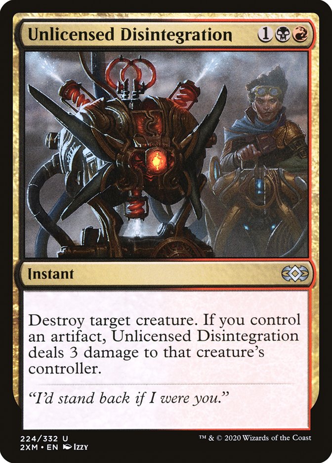 Unlicensed Disintegration [Double Masters] | Jomio and Rueliete's Cards and Comics