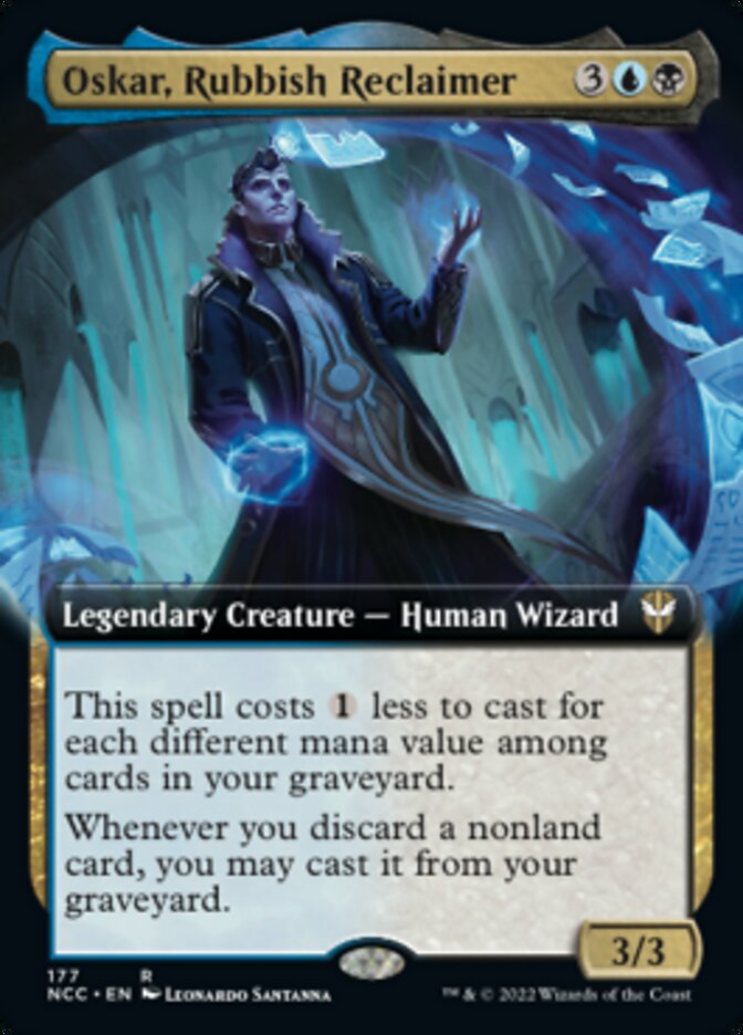 Oskar, Rubbish Reclaimer (Extended Art) [Streets of New Capenna Commander] | Jomio and Rueliete's Cards and Comics