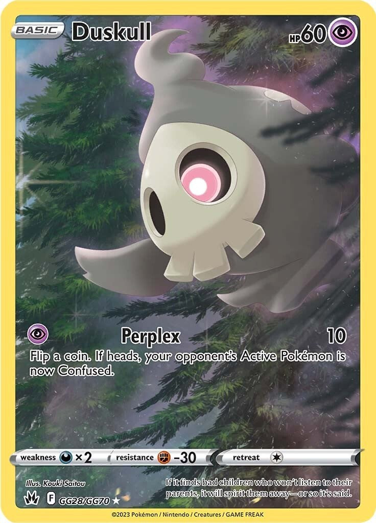 Duskull (GG28/GG70) [Sword & Shield: Crown Zenith] | Jomio and Rueliete's Cards and Comics