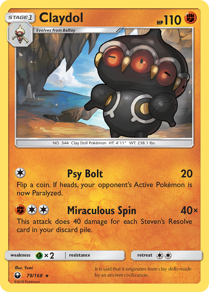 Claydol (79/168) [Sun & Moon: Celestial Storm] | Jomio and Rueliete's Cards and Comics