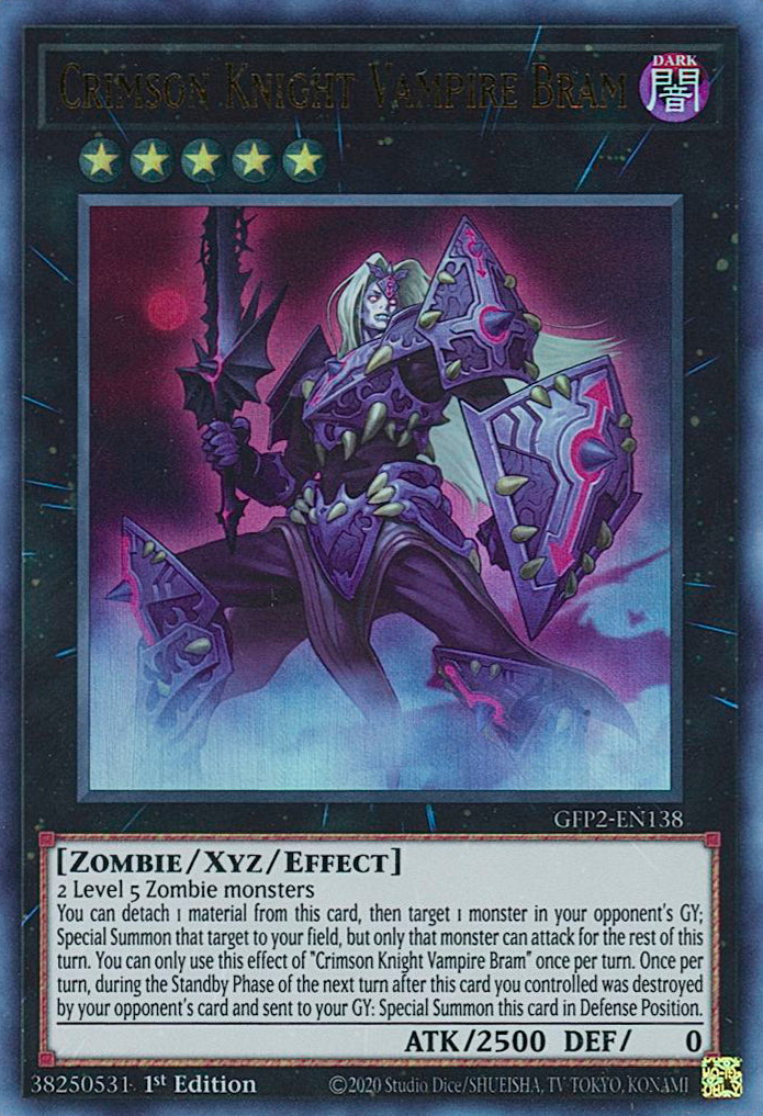 Crimson Knight Vampire Bram [GFP2-EN138] Ultra Rare | Jomio and Rueliete's Cards and Comics