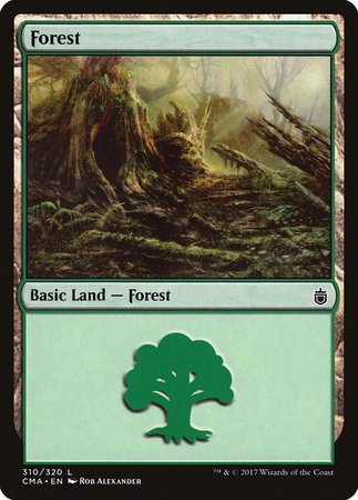 Forest (310) [Commander Anthology] | Jomio and Rueliete's Cards and Comics