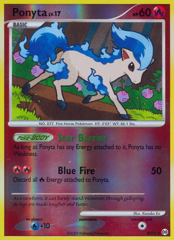 Ponyta (SH11) [Platinum: Arceus] | Jomio and Rueliete's Cards and Comics
