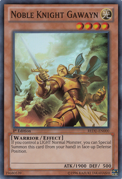 Noble Knight Gawayn [REDU-EN000] Super Rare | Jomio and Rueliete's Cards and Comics