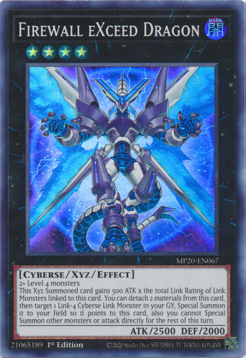 Firewall eXceed Dragon [MP20-EN067] Super Rare | Jomio and Rueliete's Cards and Comics