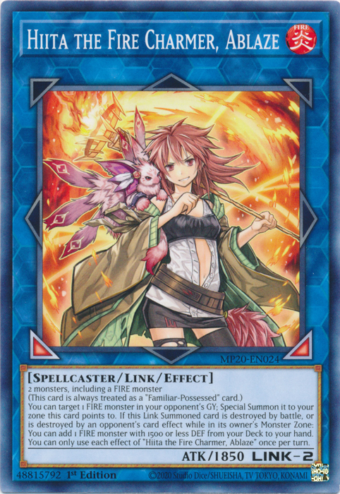 Hiita the Fire Charmer, Ablaze [MP20-EN024] Common | Jomio and Rueliete's Cards and Comics