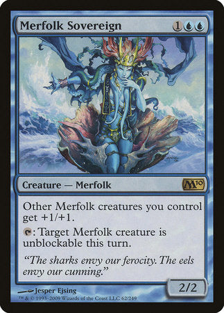 Merfolk Sovereign [Magic 2010] | Jomio and Rueliete's Cards and Comics