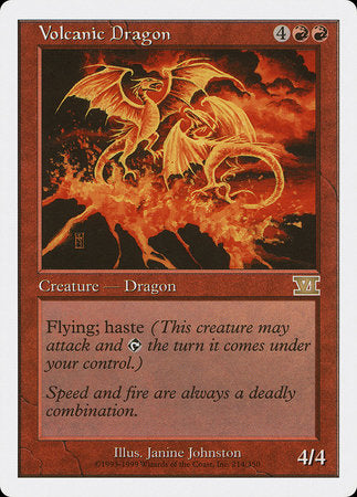 Volcanic Dragon [Classic Sixth Edition] | Jomio and Rueliete's Cards and Comics