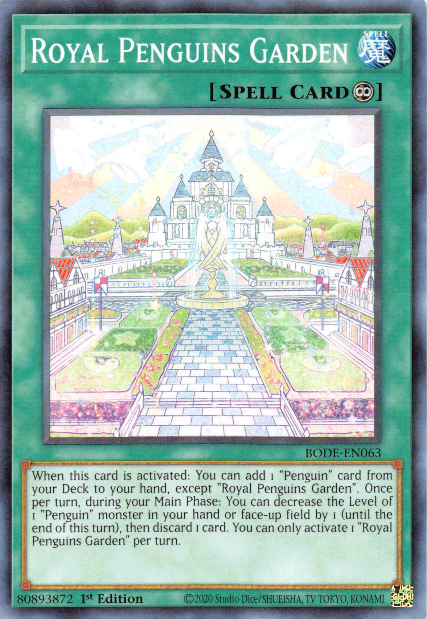 Royal Penguins Garden [BODE-EN063] Common | Jomio and Rueliete's Cards and Comics