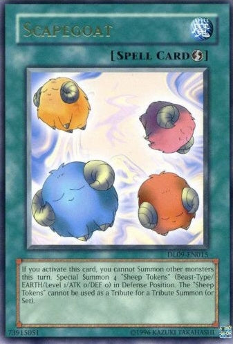 Scapegoat (Green) [DL09-EN015] Rare | Jomio and Rueliete's Cards and Comics
