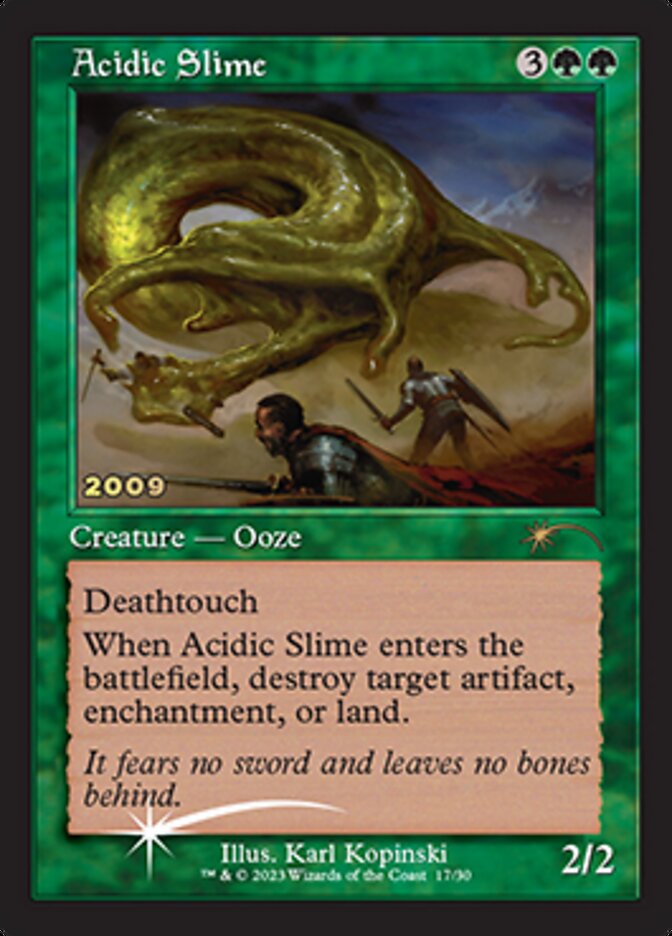 Acidic Slime [30th Anniversary Promos] | Jomio and Rueliete's Cards and Comics