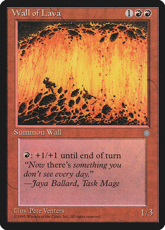 Wall of Lava [Ice Age] | Jomio and Rueliete's Cards and Comics