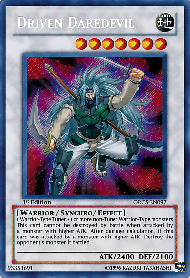 Driven Daredevil [ORCS-EN097] Secret Rare | Jomio and Rueliete's Cards and Comics
