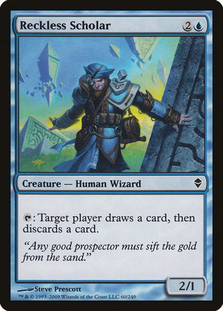 Reckless Scholar [Zendikar] | Jomio and Rueliete's Cards and Comics