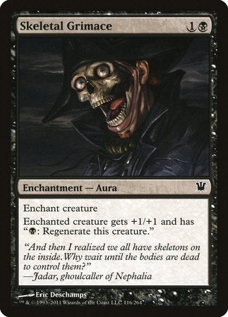 Skeletal Grimace [Innistrad] | Jomio and Rueliete's Cards and Comics
