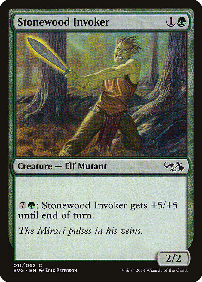 Stonewood Invoker (Elves vs. Goblins) [Duel Decks Anthology] | Jomio and Rueliete's Cards and Comics