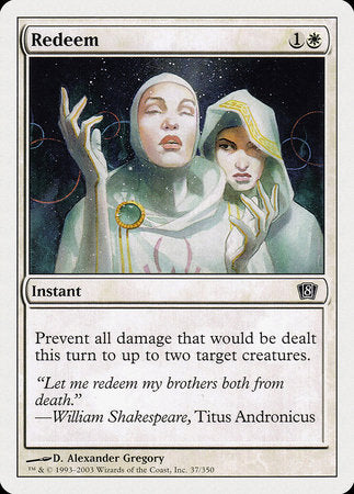 Redeem [Eighth Edition] | Jomio and Rueliete's Cards and Comics