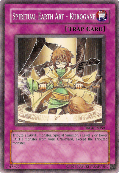 Spiritual Earth Art - Kurogane [DR04-EN050] Common | Jomio and Rueliete's Cards and Comics
