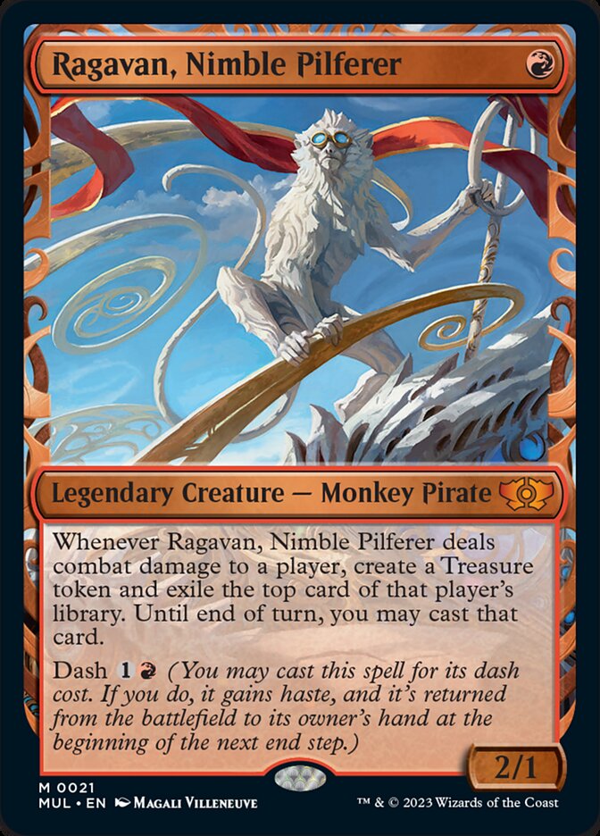 Ragavan, Nimble Pilferer [Multiverse Legends] | Jomio and Rueliete's Cards and Comics