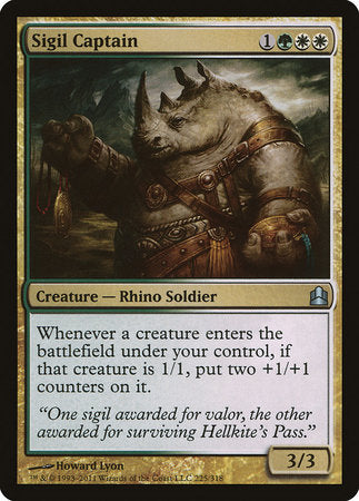 Sigil Captain [Commander 2011] | Jomio and Rueliete's Cards and Comics