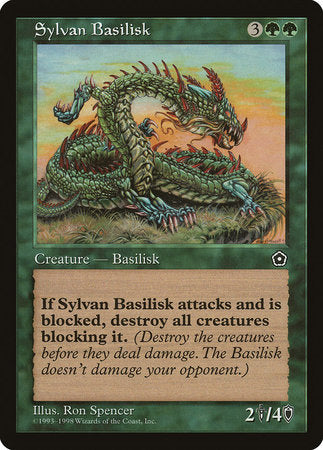 Sylvan Basilisk [Portal Second Age] | Jomio and Rueliete's Cards and Comics