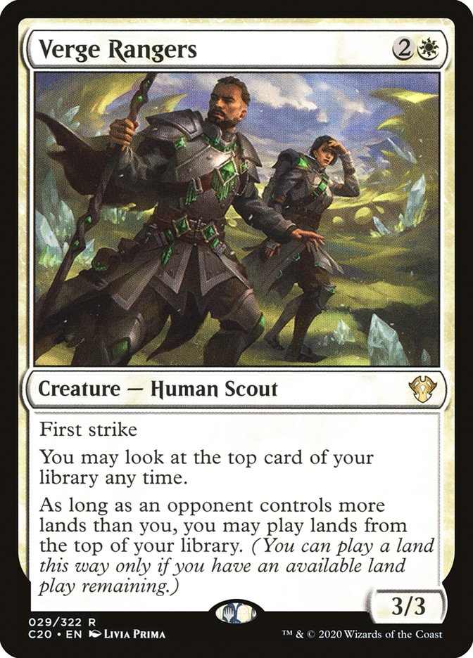 Verge Rangers [Commander 2020] | Jomio and Rueliete's Cards and Comics