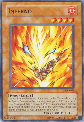 Inferno [DR2-EN019] Common | Jomio and Rueliete's Cards and Comics