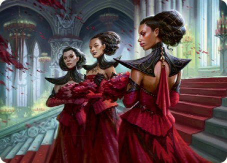 Olivia's Attendants Art Card [Innistrad: Crimson Vow Art Series] | Jomio and Rueliete's Cards and Comics