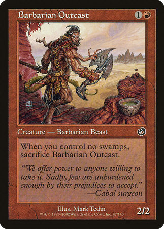 Barbarian Outcast [Torment] | Jomio and Rueliete's Cards and Comics